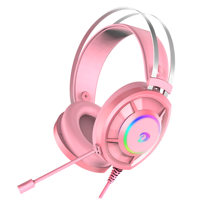 Tai nghe DAREU EH469 QUEEN RGB (Kèm CAT EARS) – Màu hồng