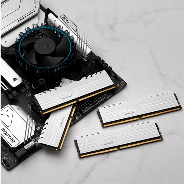 Ram 8GB Adata XPG D10 - 3200Mhz DDR4 - White