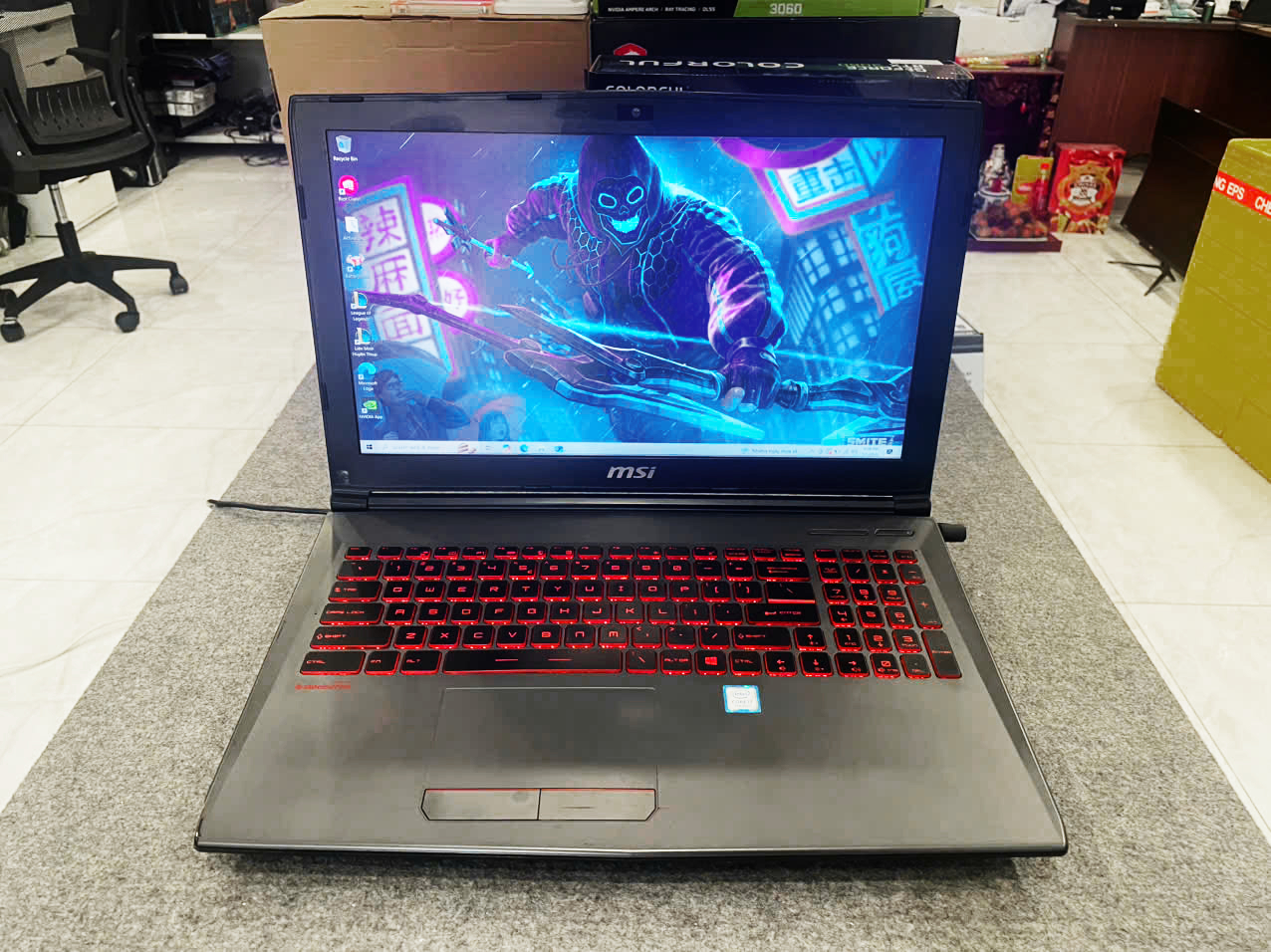 Laptop MSI Gaming GV62 - 15.6 inch / i7-8750H / GTX 1050 4G / 16GB / 128GB m2 (2nd)