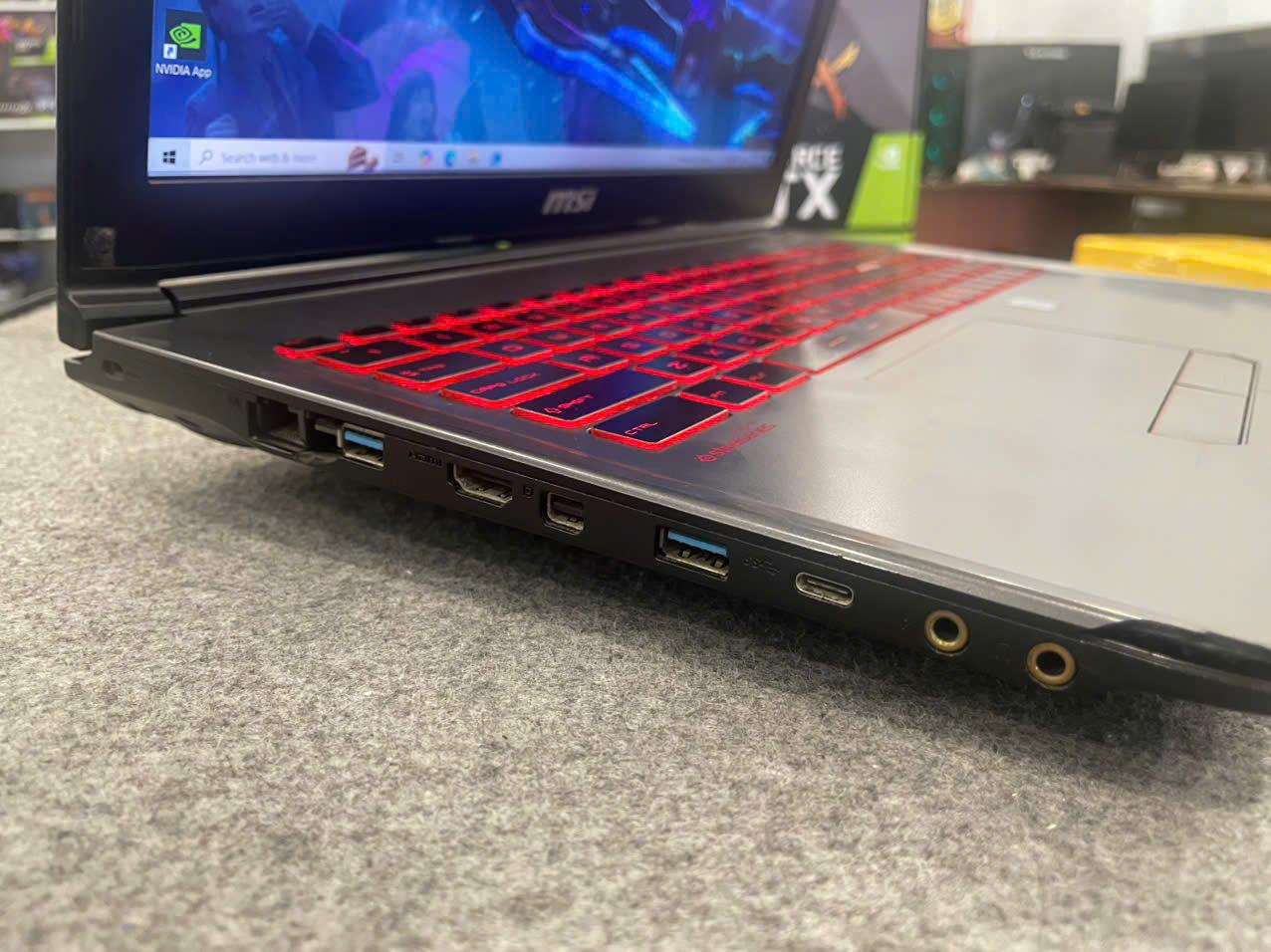 Laptop MSI Gaming GV62 - 15.6 inch / i7-8750H / GTX 1050 4G / 16GB / 128GB m2 (2nd)