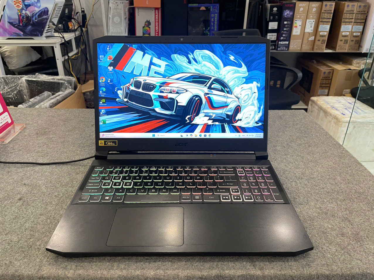 Laptop Acer Nitro 5 Gaming AN515 - 15.6" FHD 144Hz / RTX 3050 / i5-11400H / 16GB / 512GB m2 (2nd)