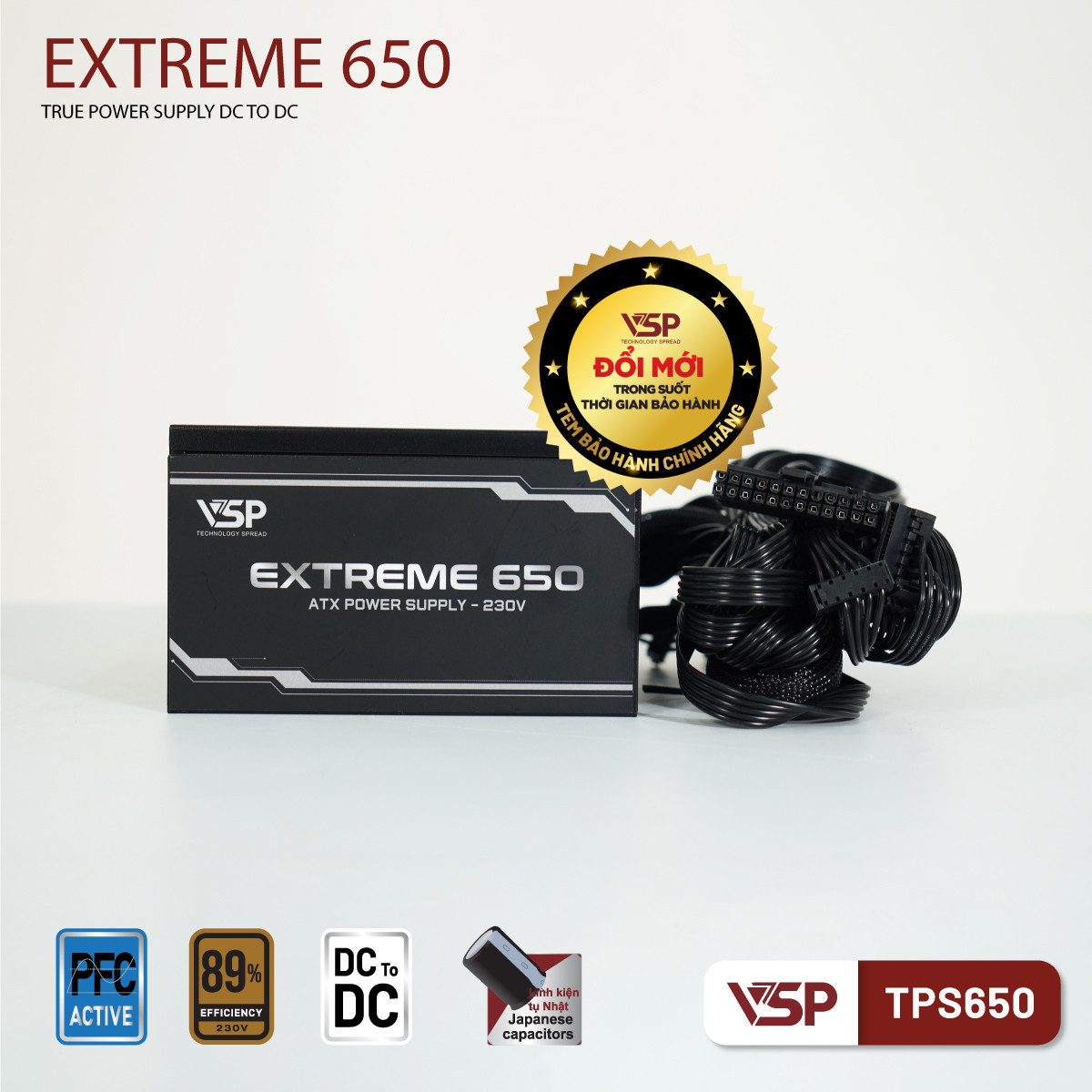 Bộ nguồn VSP Extreme TPS650 - 650W
