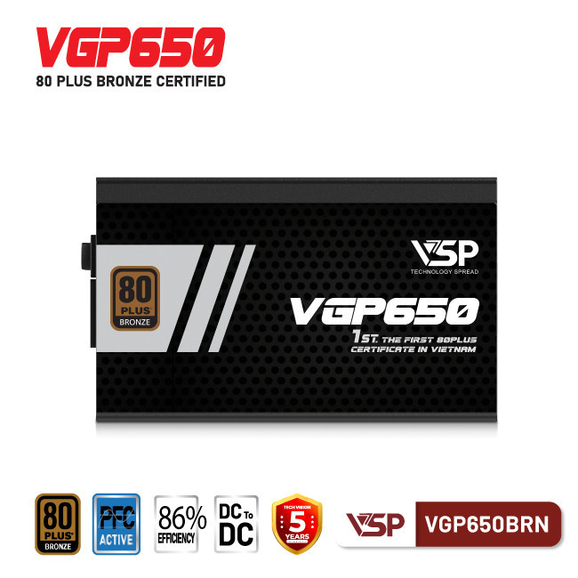 Bộ nguồn VSP VGP650 - 650W