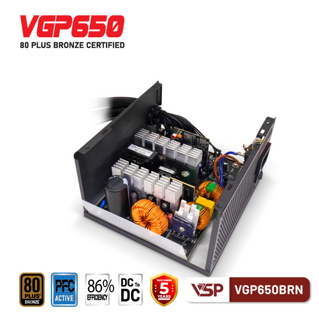 Bộ nguồn VSP VGP650 - 650W