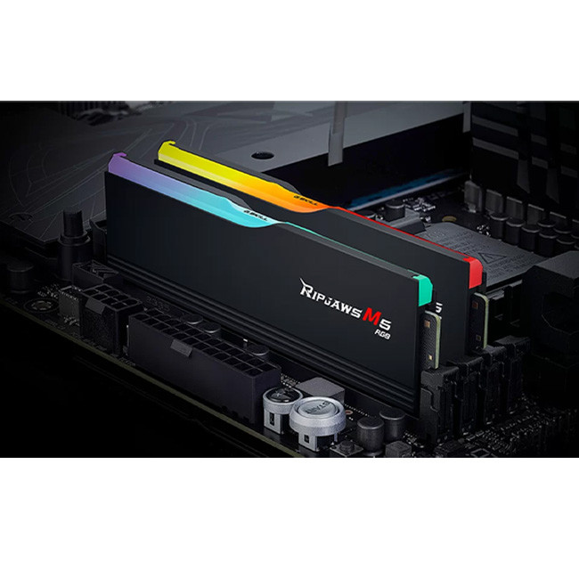 Ram GSkill Ripjaws M5 RGB Black 32GB | 2x16GB, DDR5, 5200MHz