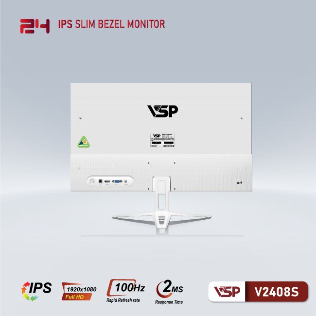 Màn hình VSP V2408S - 24 inch - 100Hz / IPS / 2ms - Trắng
