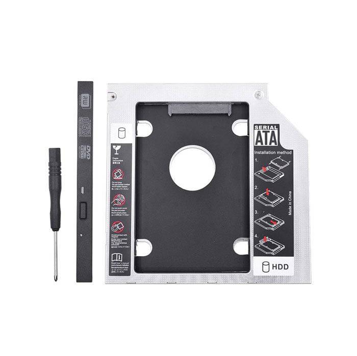 Caddy Bay Mỏng 9.5mm (Lắp thay SSD cho Laptop)