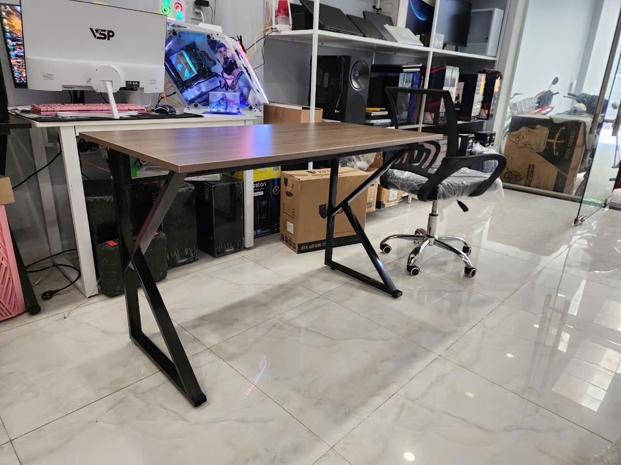 Combo Bàn Gaming K + Ghế xoay VP - Hàng Chất lượng New