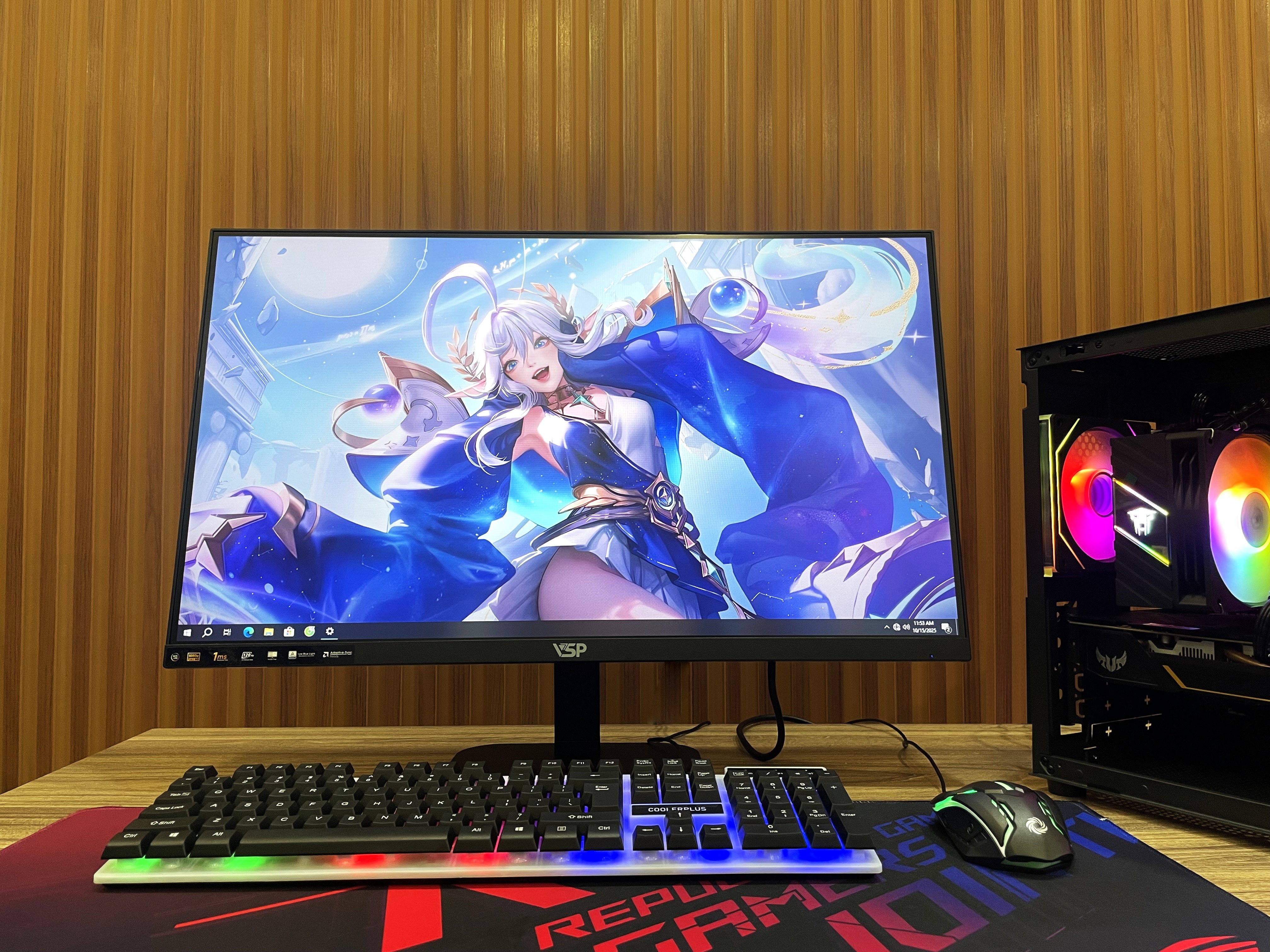 Bộ PC Gaming _ I5-10400F / GTX 1660 Super / 256Gb / 16Gb _ Màn 27" IPS 120Hz