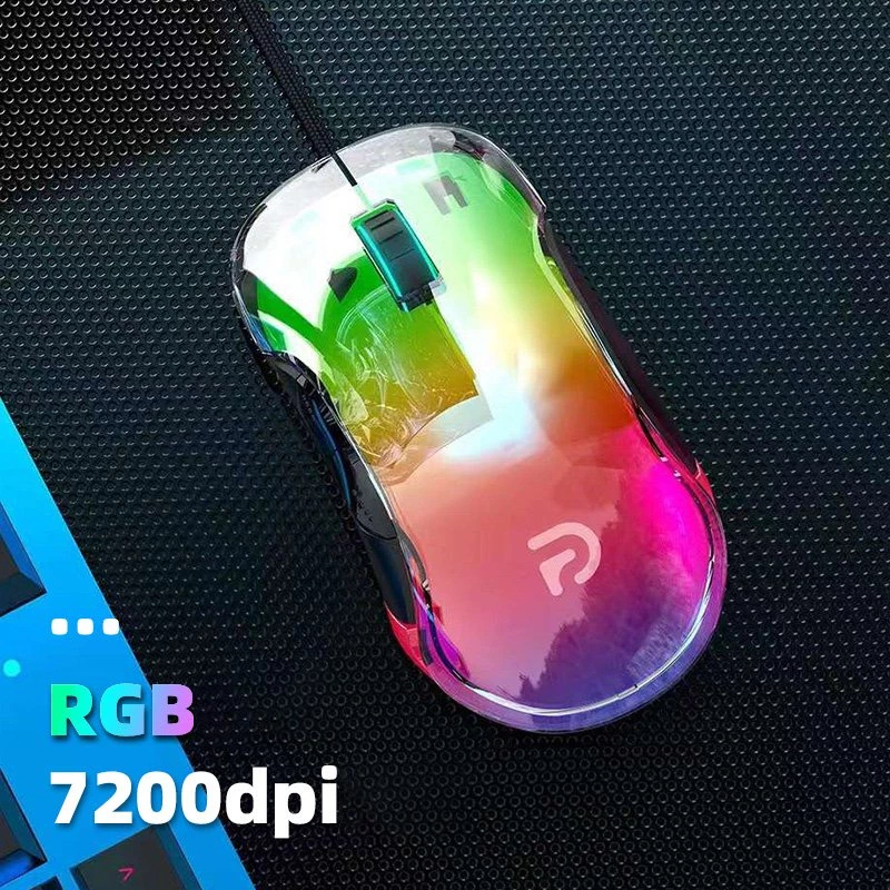 🧧SALETET - Chuột Gaming Có Dây G702 CRYSTAL Led RGB - RED