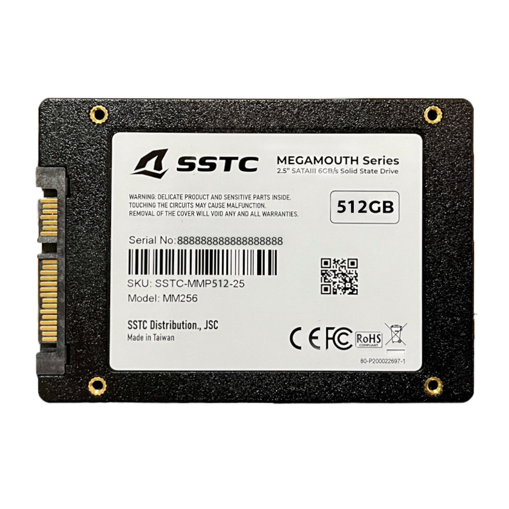 Ổ cứng SSD SSTC Megamouth 512GB Sata III