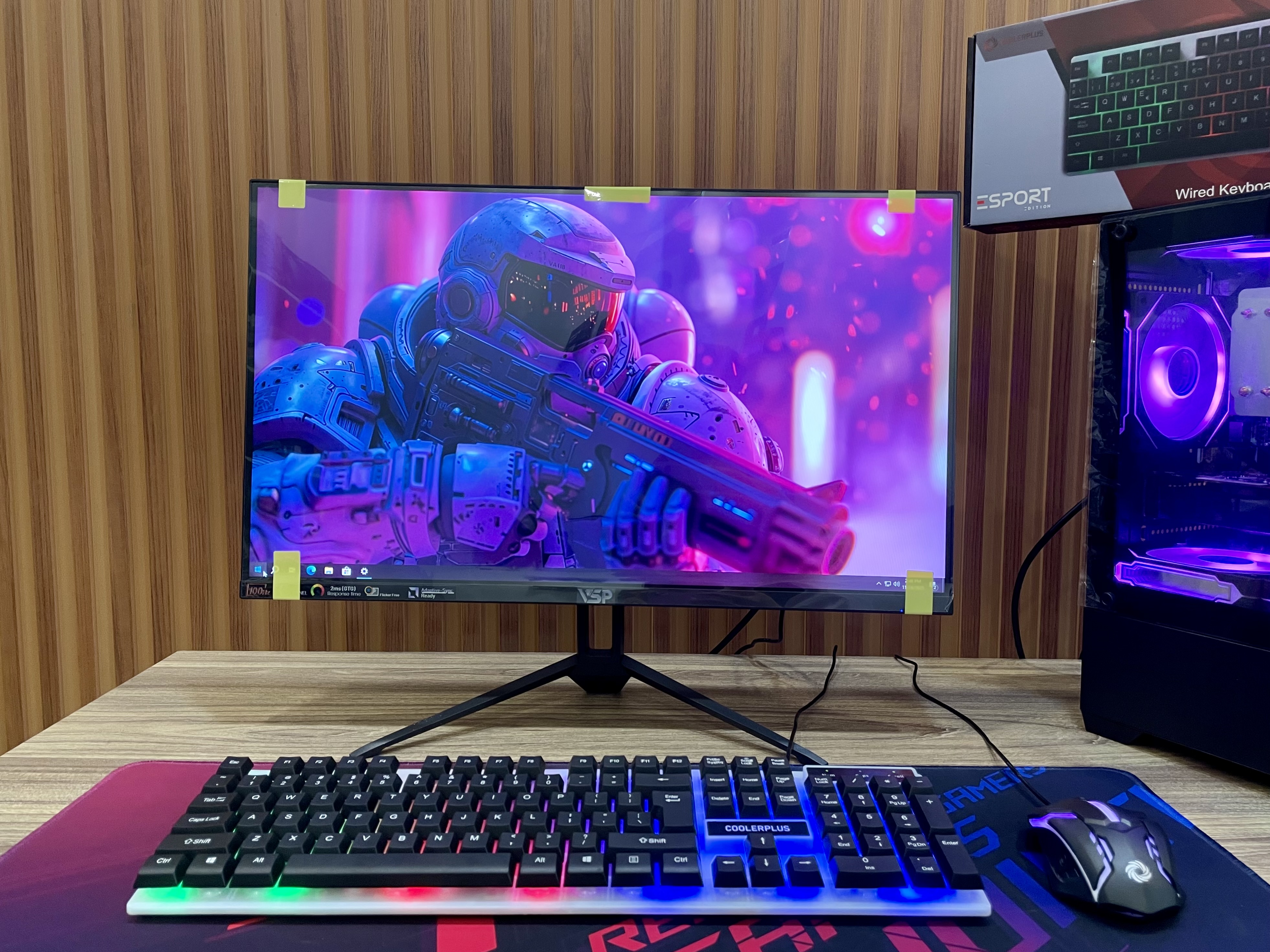 Bộ PC Gaming Đồ Họa _ I5-9400F / H310 / GTX 1060 / 16G / 256G / Màn 24" IPS 120Hz