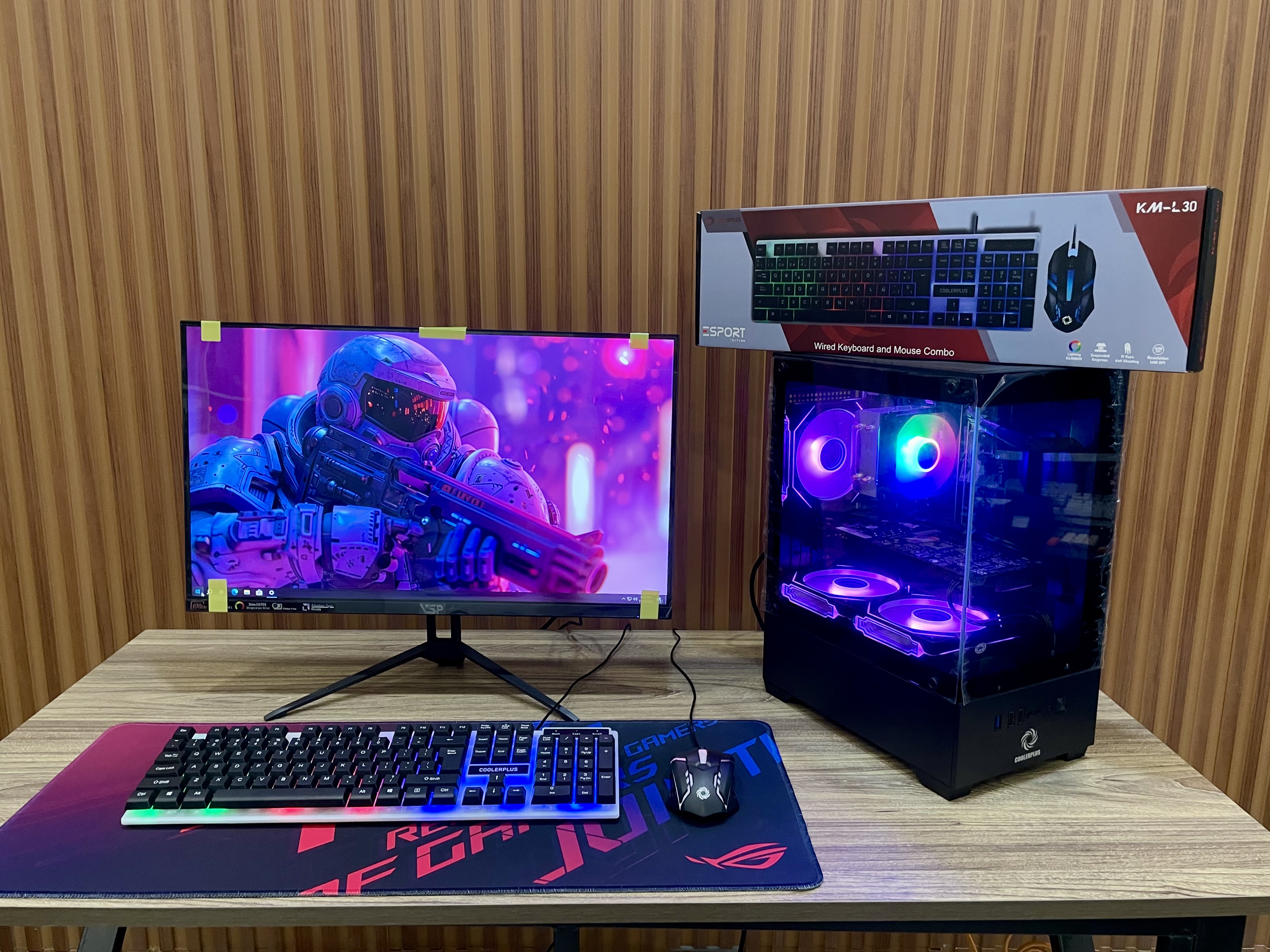 Bộ PC Gaming Đồ Họa _ I5-9400F / H310 / GTX 1060 / 16G / 256G / Màn 24" IPS 120Hz