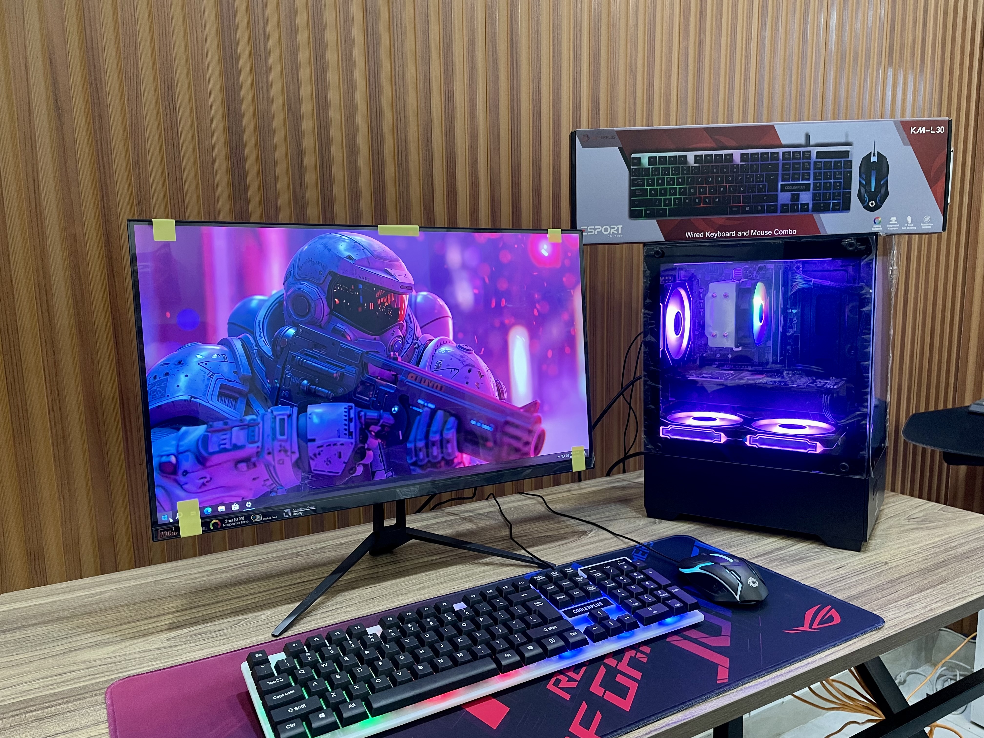 Bộ PC Gaming Đồ Họa _ I5-9400F / H310 / GTX 1060 / 16G / 256G / Màn 24" IPS 120Hz