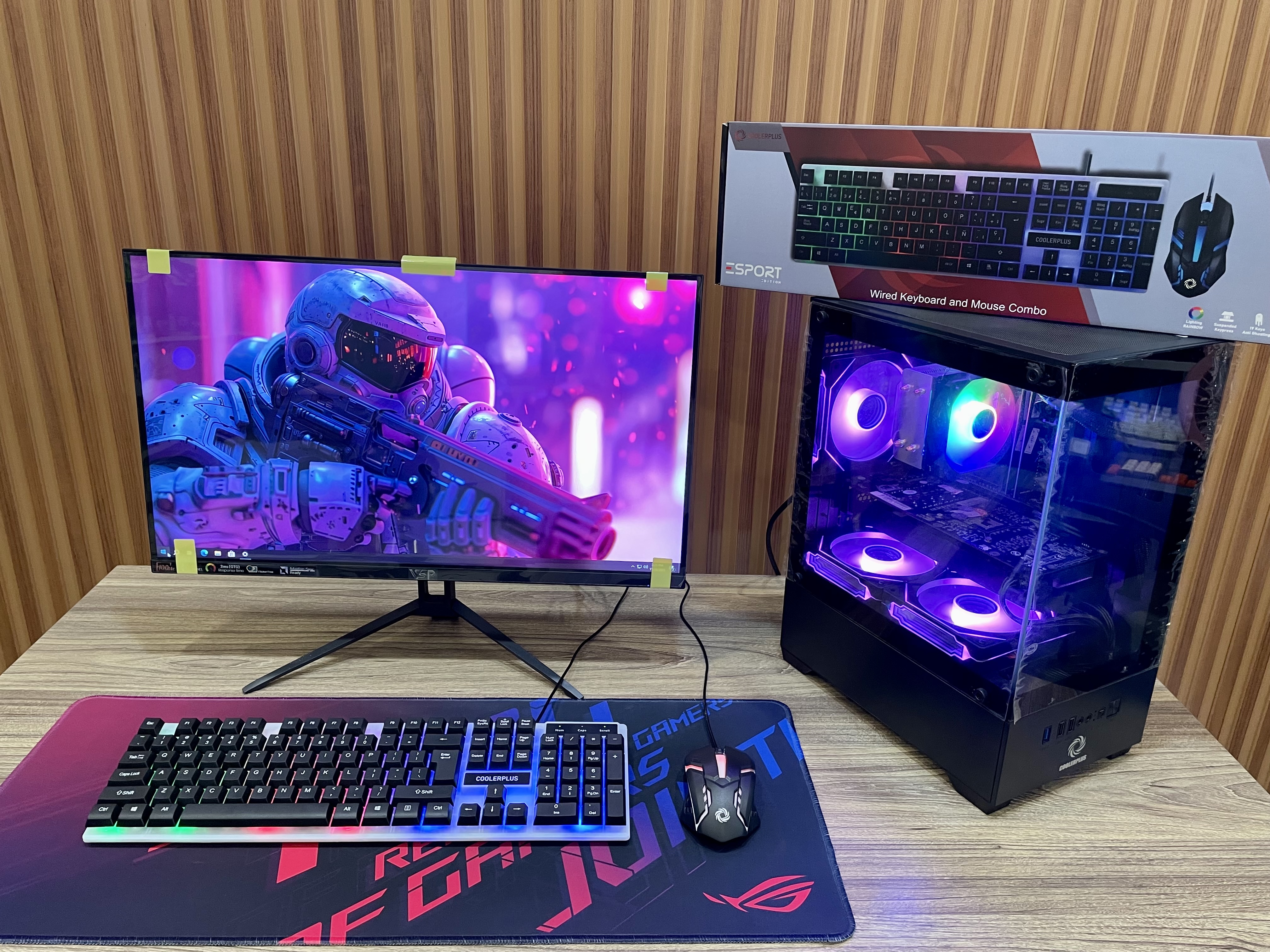 Bộ PC Gaming Đồ Họa _ I5-9400F / H310 / GTX 1060 / 16G / 256G / Màn 24" IPS 120Hz