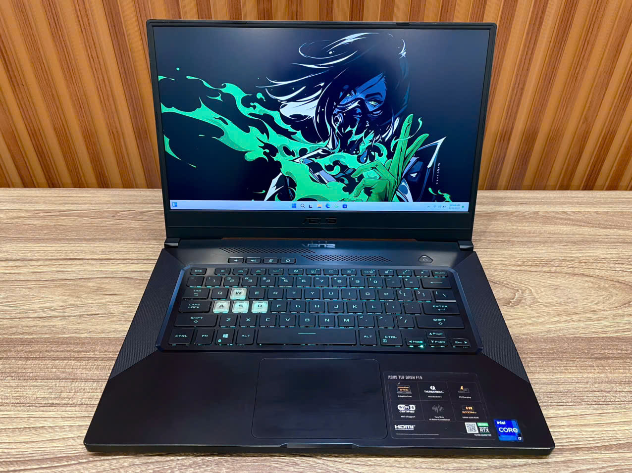 Laptop Gaming ASUS TUF DASH F15 - 15.6" FHD 144Hz / i7-11370H / RTX 3050 Ti / 24G / 512G (2nd)
