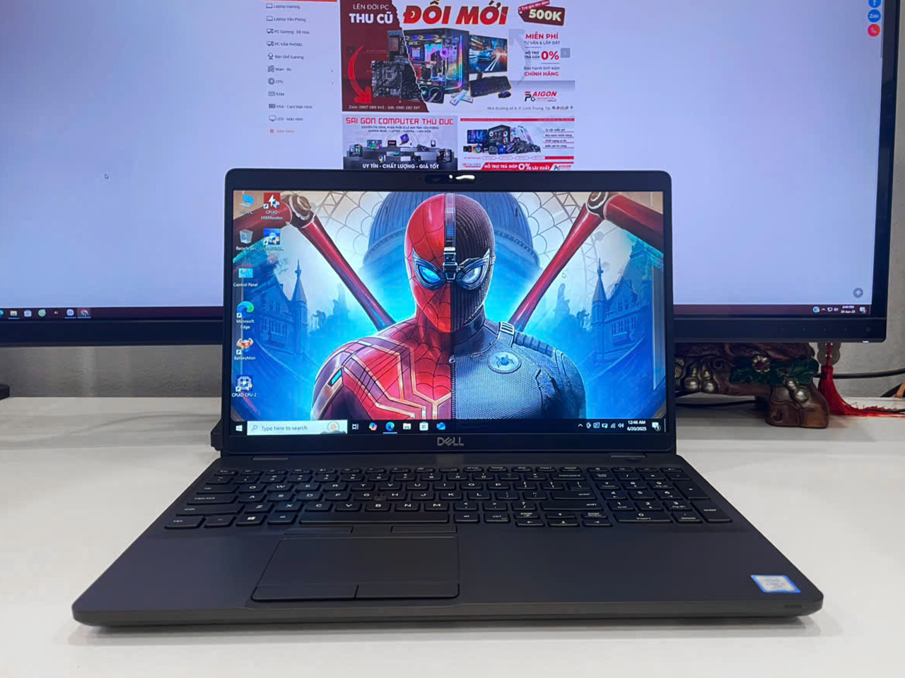Laptop chuyên đồ họa Gaming DELL Latitude 5501 - 15.6" FHD / i7-9850H / 16G / 256GB / MX 150 2G (2nd like new)