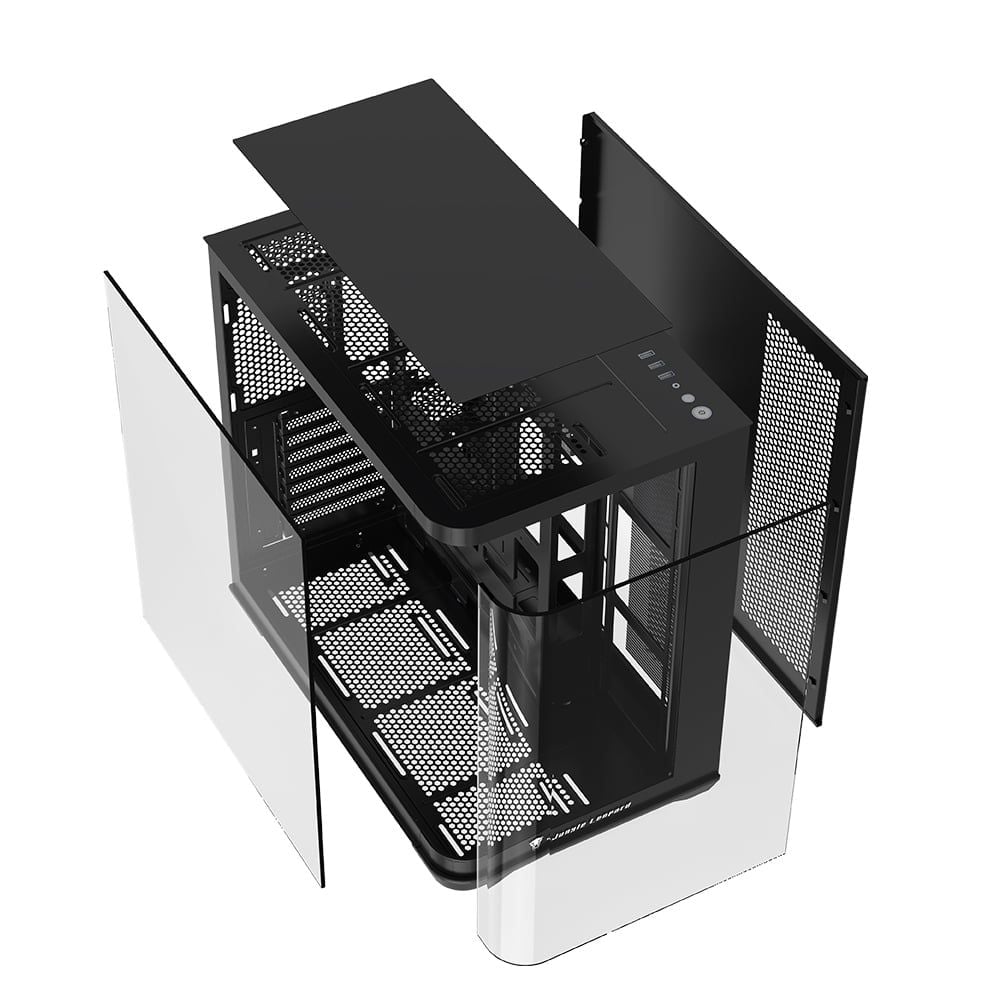 Thùng máy Case Leopard AC-01 - Đen | Hồ cá, kính cong