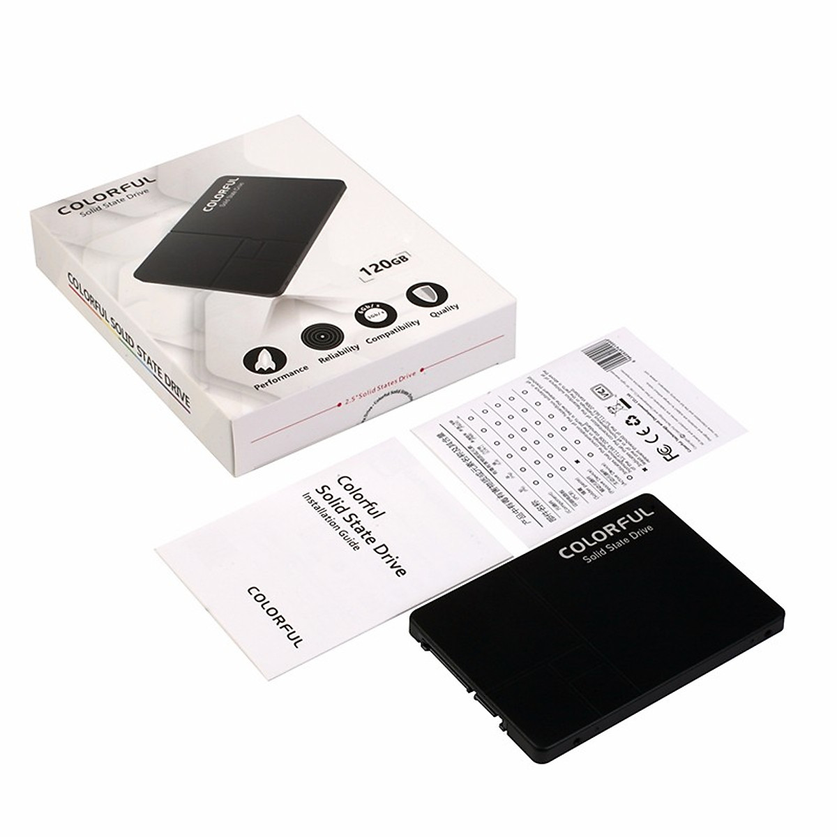 Ổ Cứng SSD 128G Colorful SL300 Sata III 6Gb/s TLC