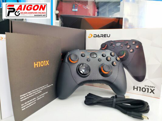 Tay cầm Game Dare-U Không Dây H101X-Black