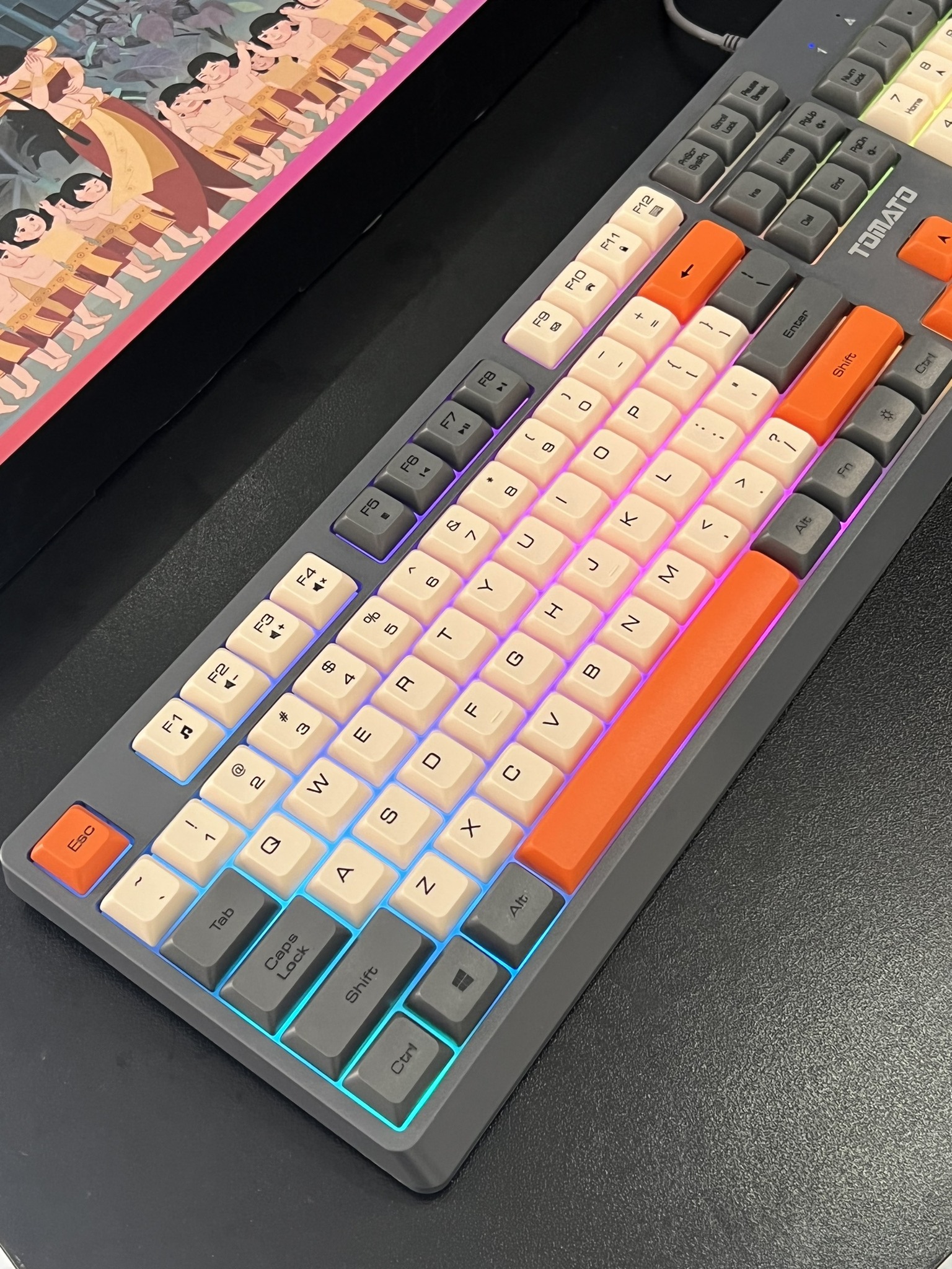 Combo Bàn Phím và Chuột Tomato S100 LED RGB - MIX màu