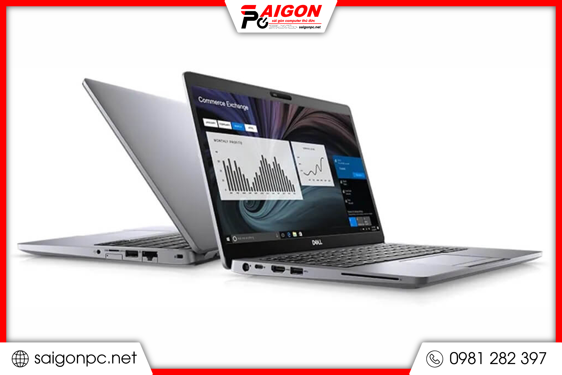 Laptop Dell 5310 Cảm ứng - 13.3" FHD / i5-10310U / 16GB / 256GB m2