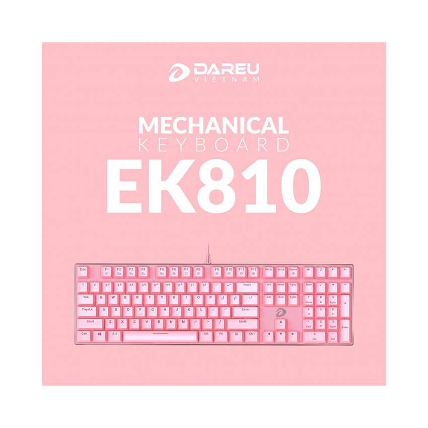 Phím cơ DARE-U EK810 - Pink