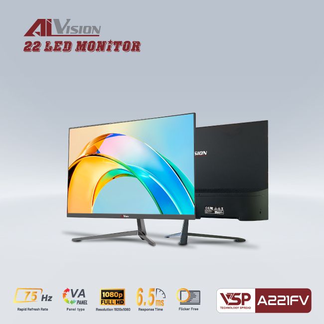 Màn hình VP VSP A221FV - 22 inch - FHD / 75Hz / 6.5ms