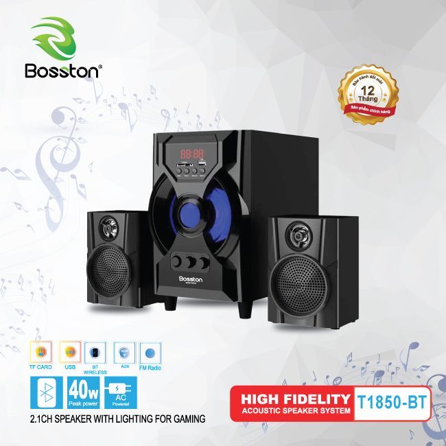 Loa Bluetooth Bosston 2.1 T1850-BT