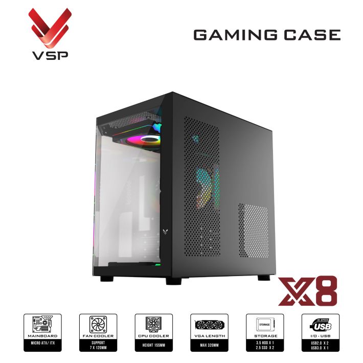 VỎ CASE MÁY TÍNH X8