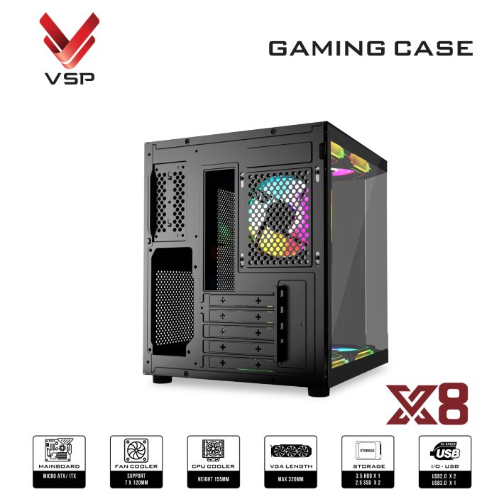VỎ CASE MÁY TÍNH X8