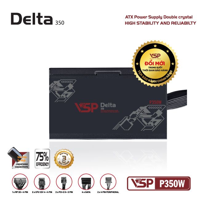 Nguồn Máy Tính VSP DELTA P350W