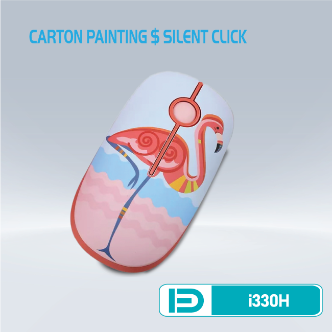 Chuột không dây FD I330H hoa văn