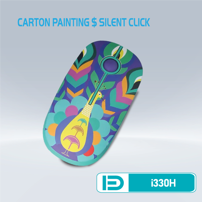 Chuột không dây FD I330H hoa văn