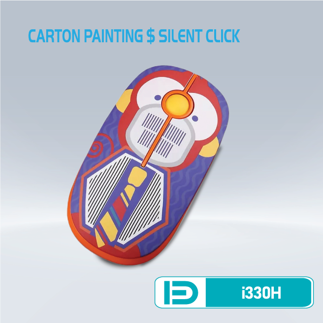 Chuột không dây FD I330H hoa văn