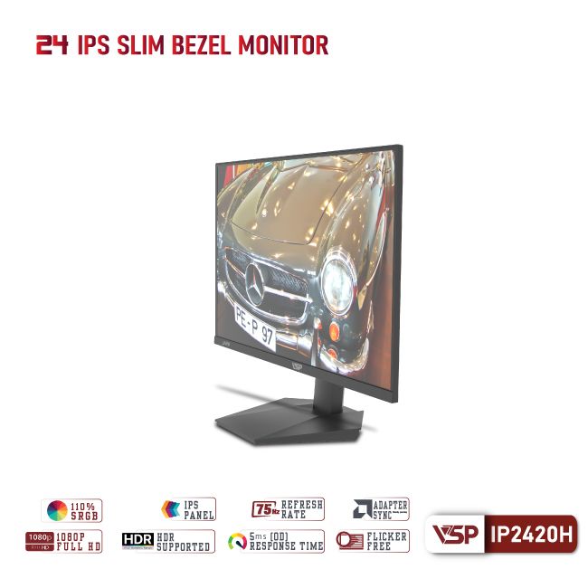 Màn hình VP VSP IP2420H - 24 inch - 75Hz / 5ms / IPS