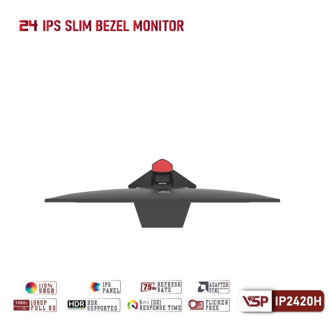 Màn hình VP VSP IP2420H - 24 inch - 75Hz / 5ms / IPS
