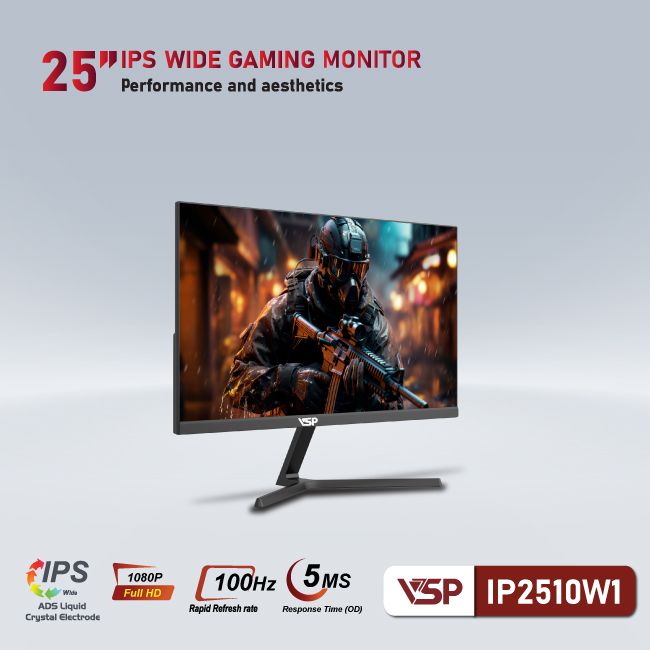 Màn hình VSP IP2510W1 - 25 inch - IPS / 100Hz / 5ms