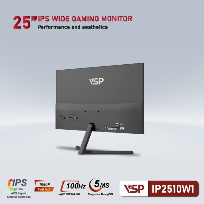 Màn hình VSP IP2510W1 - 25 inch - IPS / 100Hz / 5ms