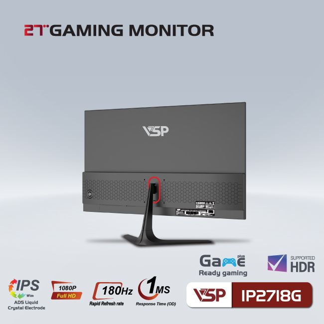 Màn hình VSP IP2718G - 27 inch - FHD / 180Hz / 1ms / IPS