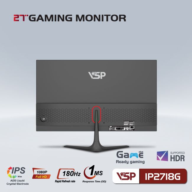Màn hình VSP IP2718G - 27 inch - FHD / 180Hz / 1ms / IPS