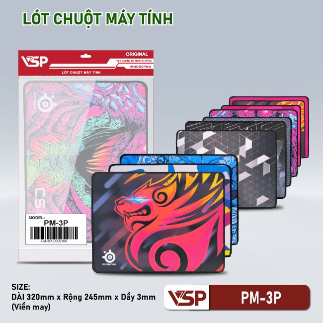 LÓT CHUỘT GAMING SIZE TRUNG PM-3P