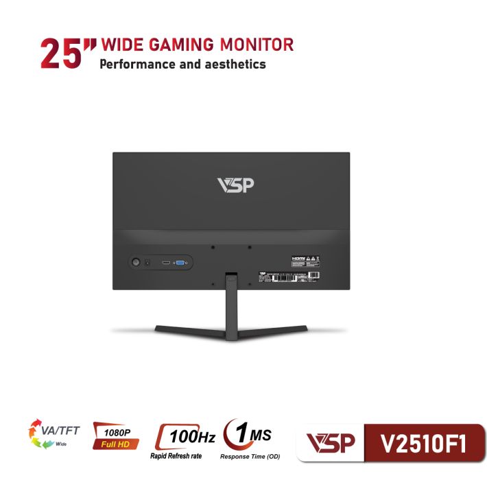 MÀN HÌNH VSP V2510F1 - 25 inch - 100Hz / 1ms