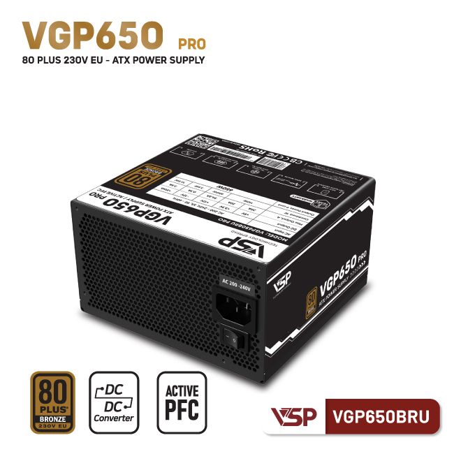BỘ NGUỒN VSP VGP650BRU PRO