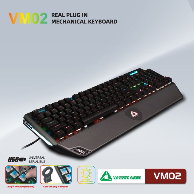 BÀN PHÍM VSP ESPORT GAMING VM02
