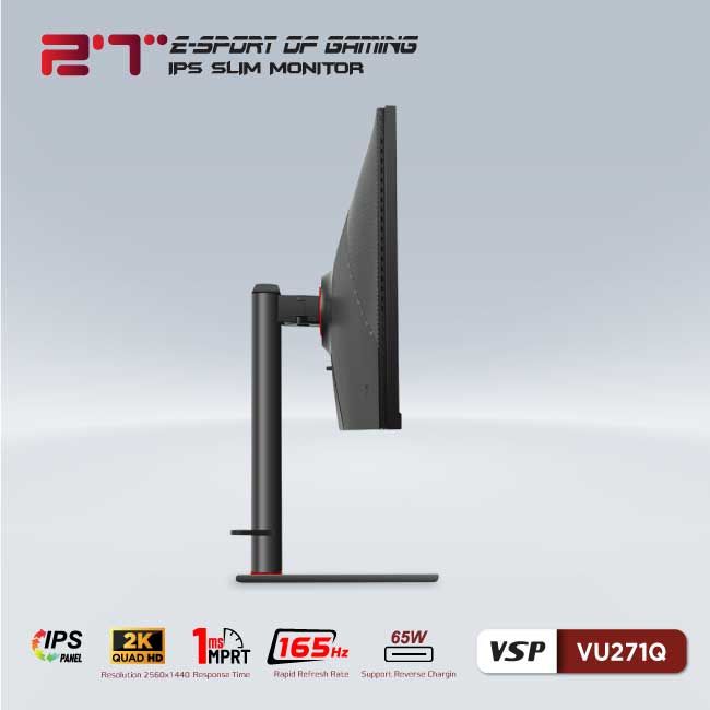 Màn hình VSP VU271Q - 27 inch - QHD 2K / 165Hz / 1ms / IPS