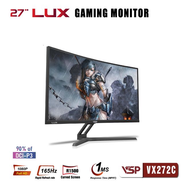 Màn hình Cong VSP VX272C - 27 inch - FHD / 165Hz / 1Ms