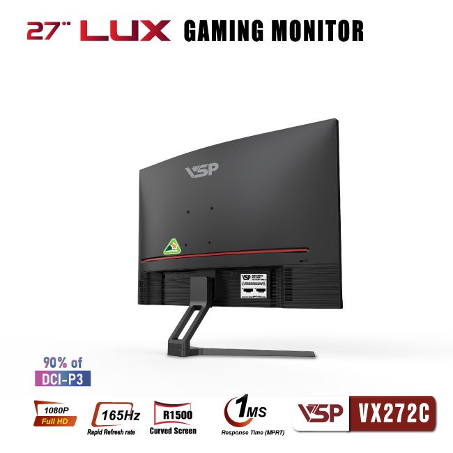 Màn hình Cong VSP VX272C - 27 inch - FHD / 165Hz / 1Ms
