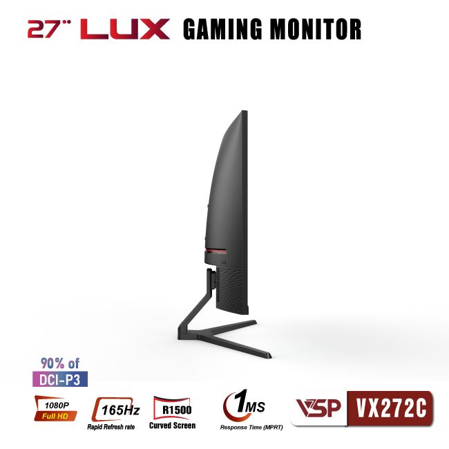 Màn hình Cong VSP VX272C - 27 inch - FHD / 165Hz / 1Ms