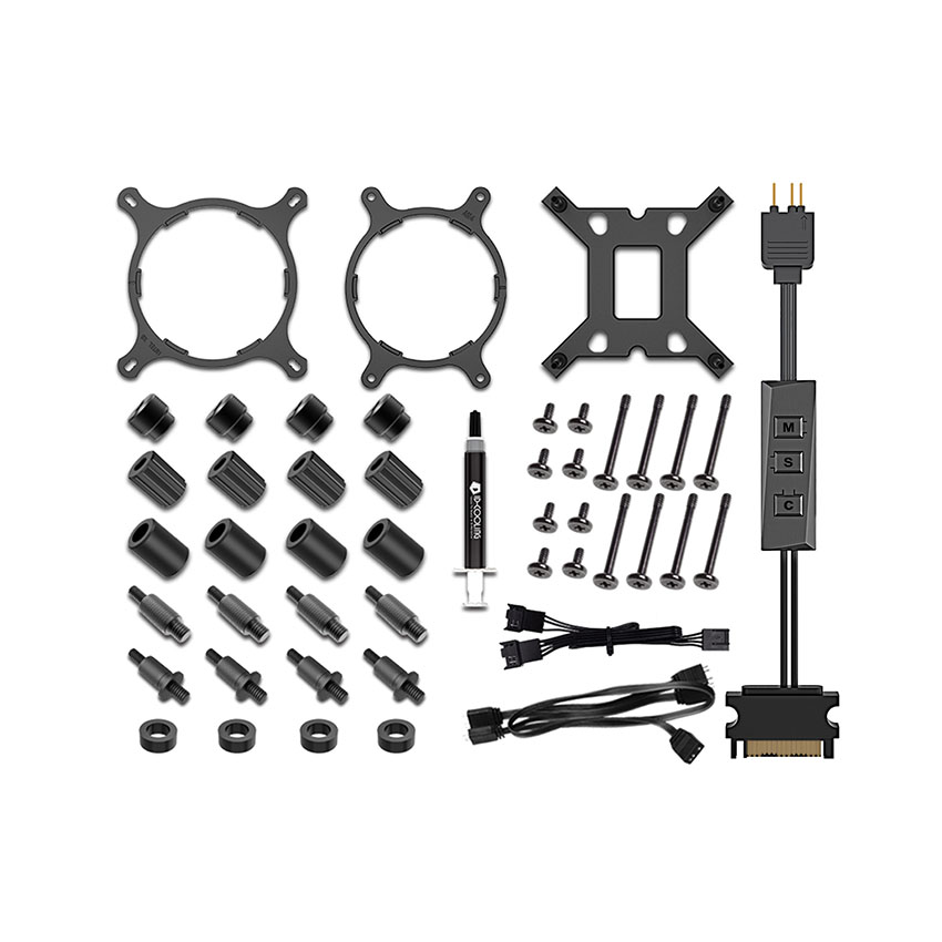 Tản Nhiệt Nước ID-Cooling ZOOMFLOW 240 XT Elite ARGB - Đen